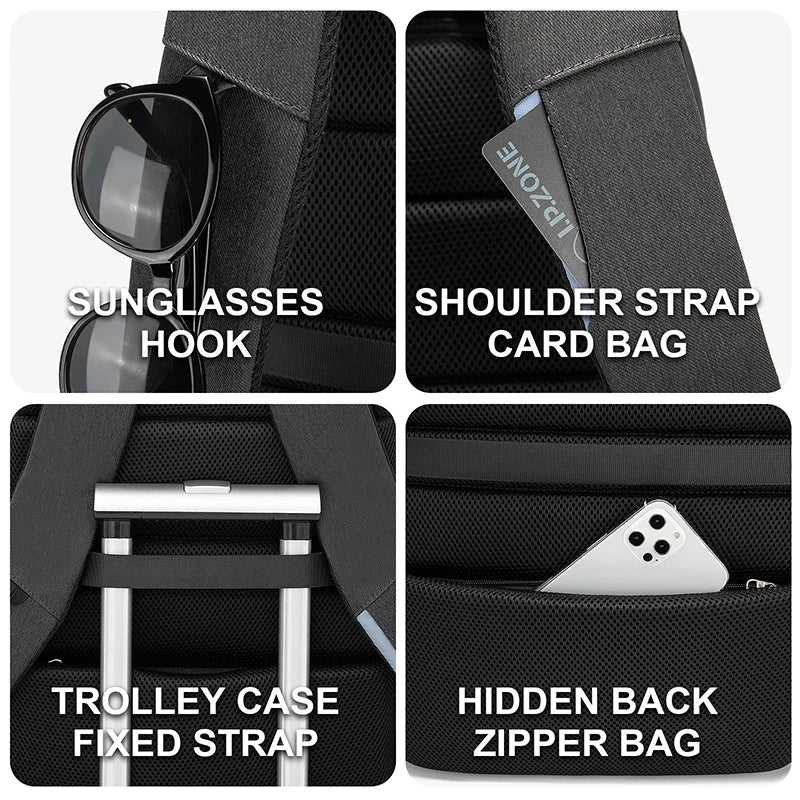 Waterproof Laptop Backpack with USB Port