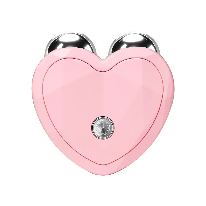 Microcurrent Face Lifting Roller with EMS Mini Beauty Device