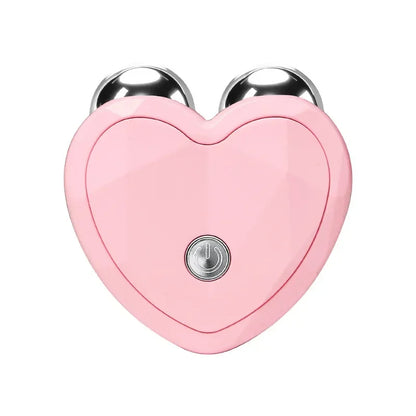 Microcurrent Face Lifting Roller with EMS Mini Beauty Device