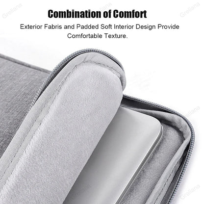 Laptop Bag Waterproof Portable 14-Inch Notebook Briefcase