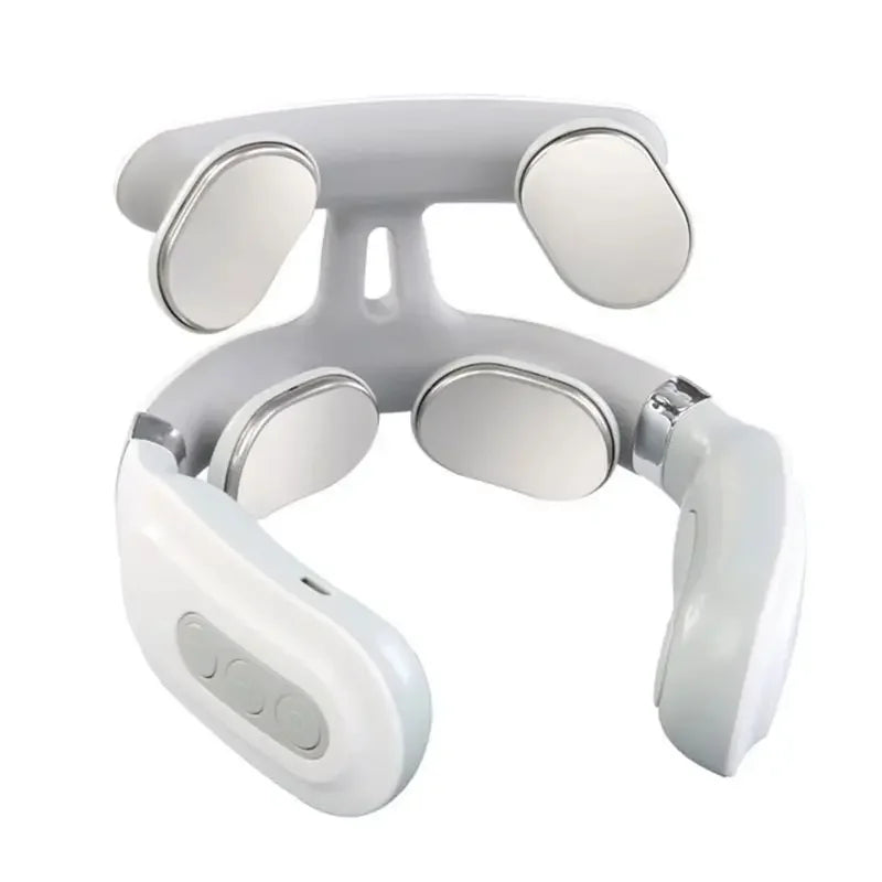 Neck Massager with Electric Heating Magnetic Pulse