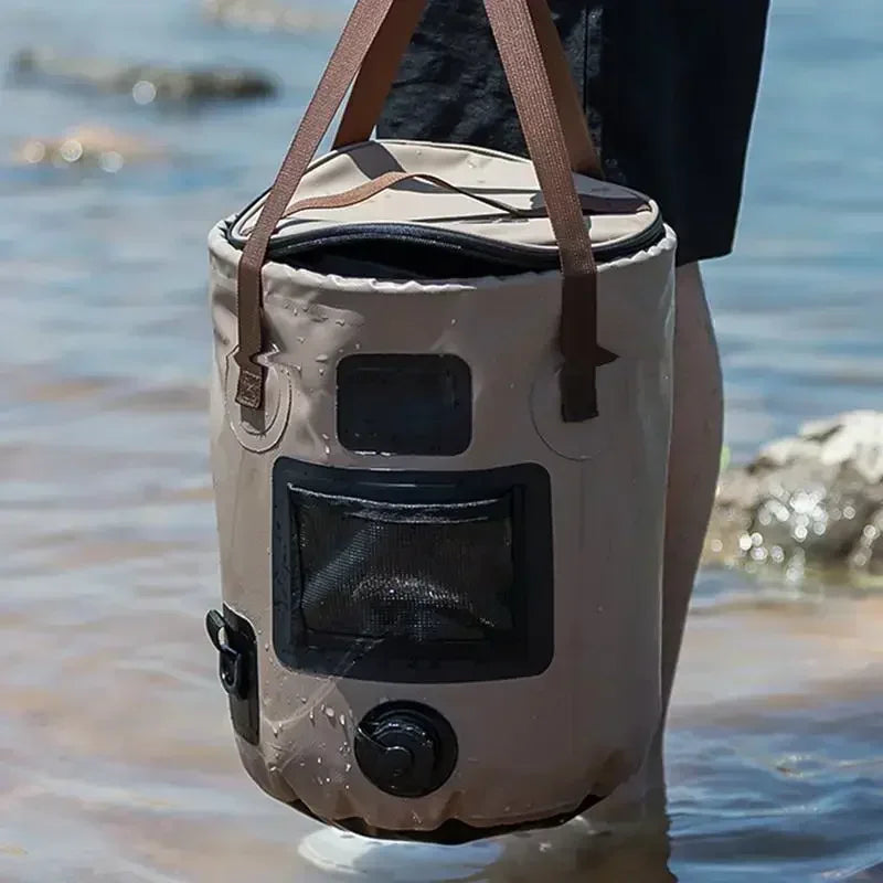 Waterproof Collapsible Camping Bucket 25L