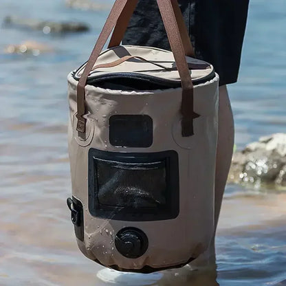 Waterproof Collapsible Camping Bucket 25L