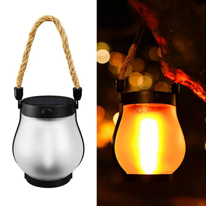 Rechargeable Waterproof Warm Flame Camping Lantern