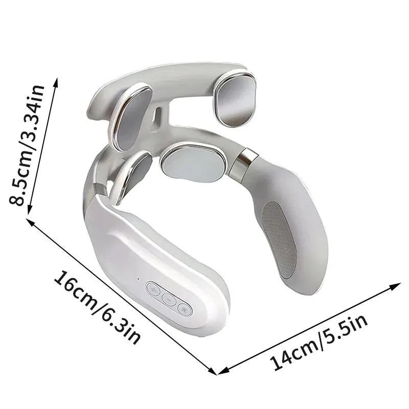 Neck Massager with Heating Pulse Machine