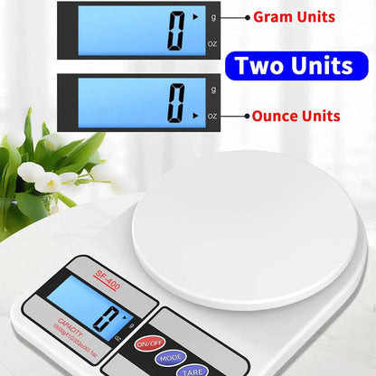 Digital Kitchen Scale with High-Precision LED