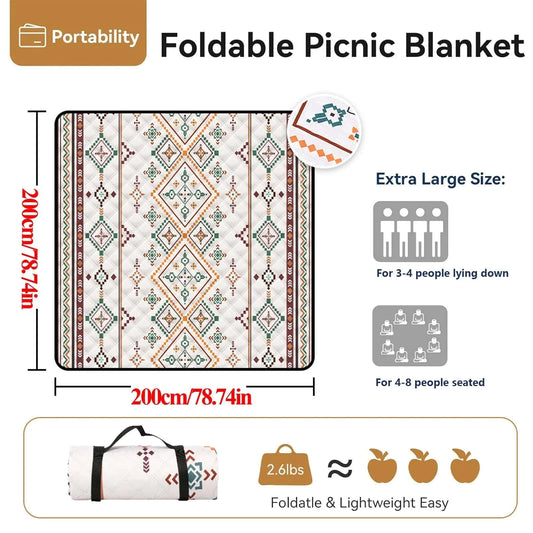 Best Picnic Blanket Waterproof Oxford Large | Buy Online at Furniture Things Australia