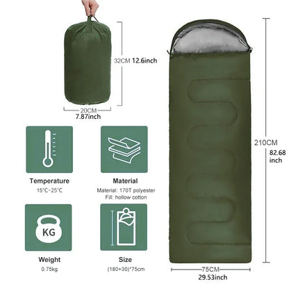 Sleeping Bag Ultralight Waterproof Warm 4 Season Camping