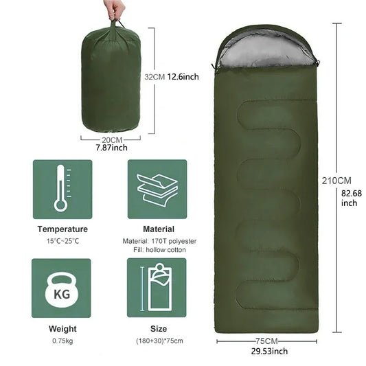 Sleeping Bag Ultralight Waterproof Warm 4 Season Camping