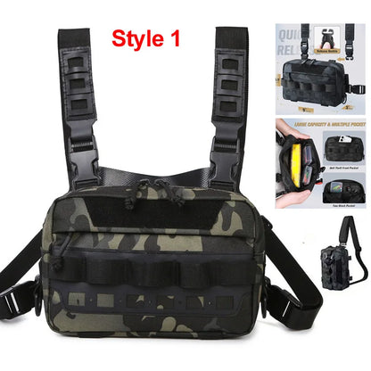 Fishing Chest Bag with Waterproof Tackle Pack