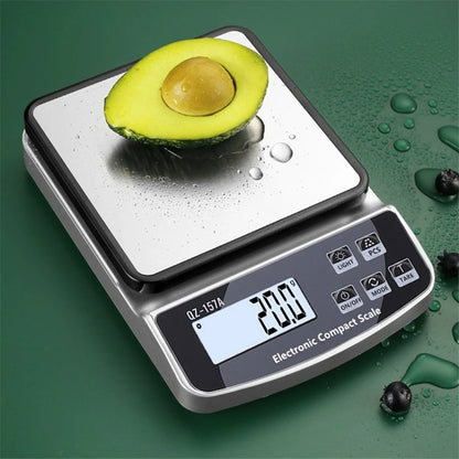 Digital Kitchen Scale with Precision USB Rechargeable Waterproof