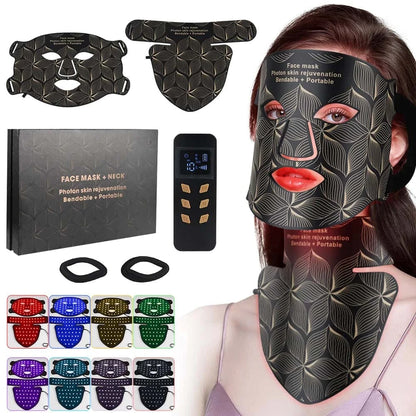 Best LED Face Neck Mask with 8-Color Infrared Therapy | Buy Online at Furniture Things Australia