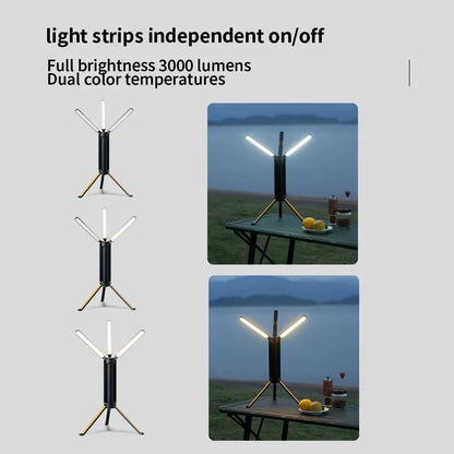 Telescopic Rechargeable Camping LED Light