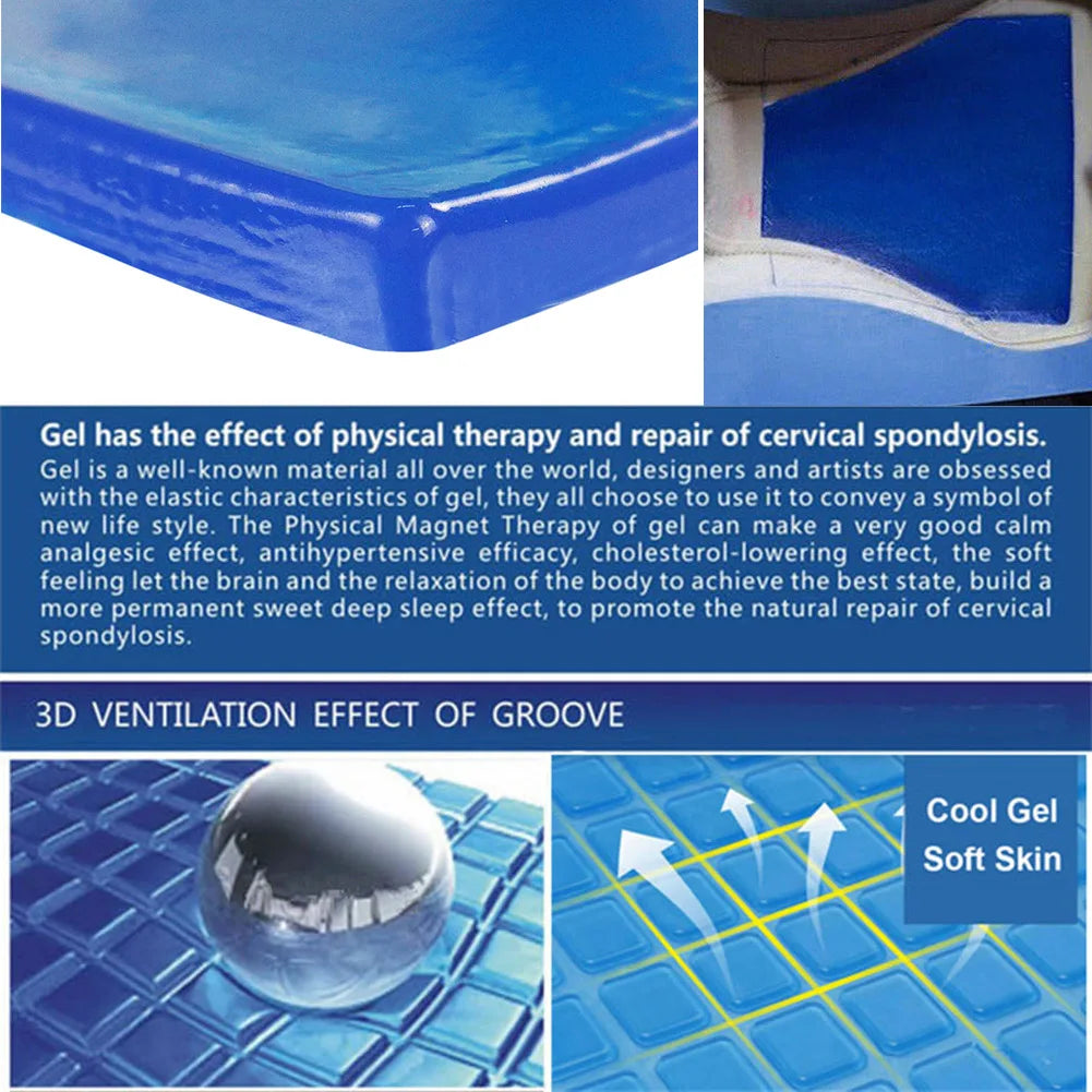 Motorcycle Seat Gel Pad Cushion Shock