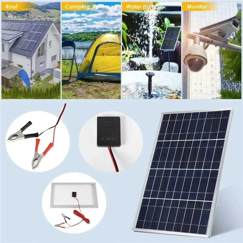 Solar Panel Kit Portable 300W 12V