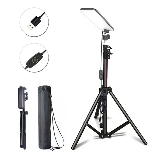 Work Light Portable LED Tripod Camping Lamp