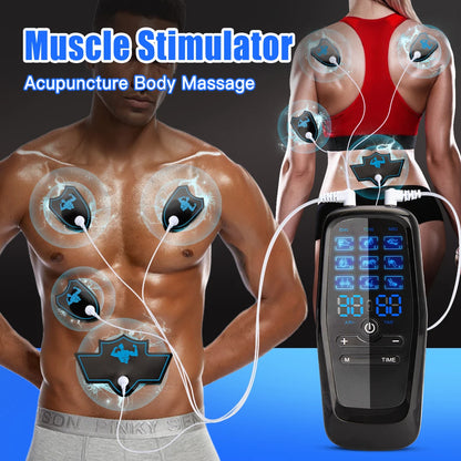 Electric Muscle Stimulator with EMS TENS Unit USB Mini
