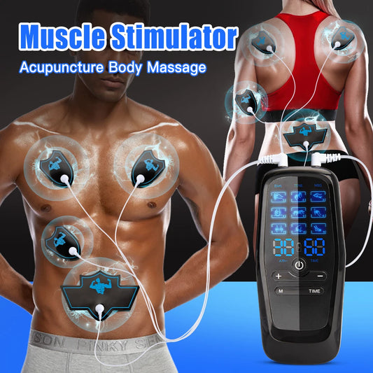 Electric Muscle Stimulator with EMS TENS Unit USB Mini