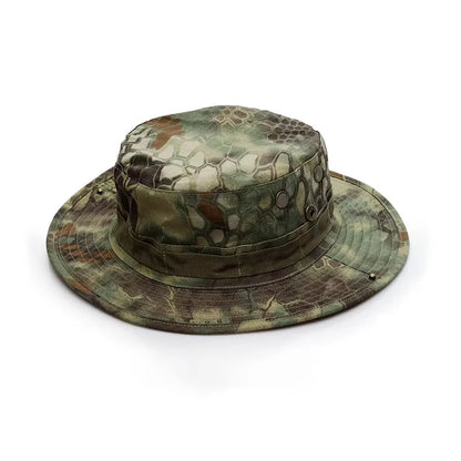 Boonie Green Python Unisex Hat with UV Protection for Hiking