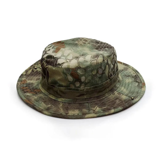 Boonie Green Python Unisex Hat with UV Protection for Hiking