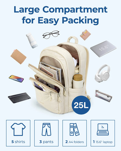Women Backpack with Large Capacity Nylon Laptop Travel