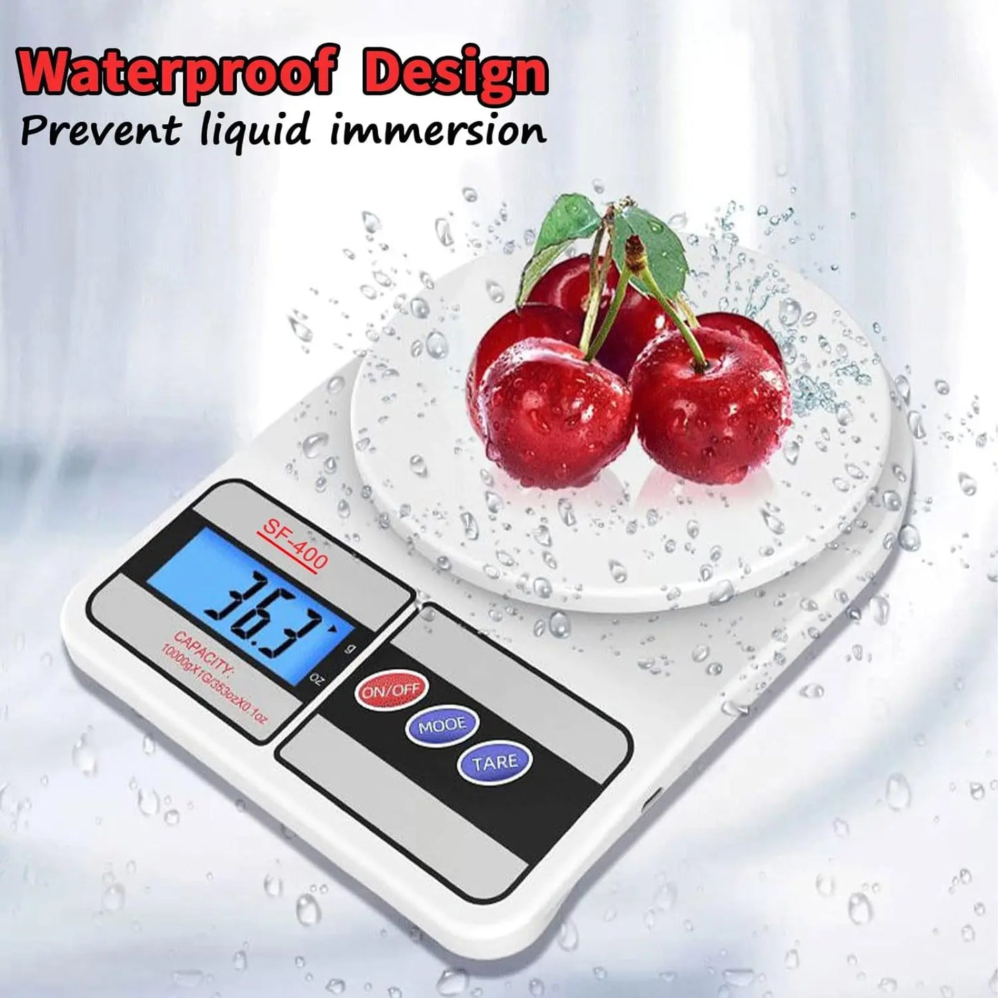 Digital Kitchen Scale with High-Precision LED