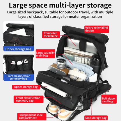Backpack with 70L Large Capacity for Hiking
