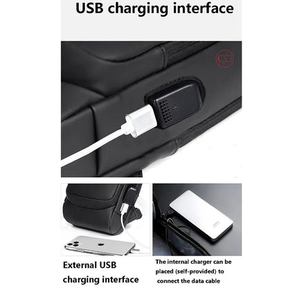 Shoulder Bag Anti-Theft USB Travel Crossbody