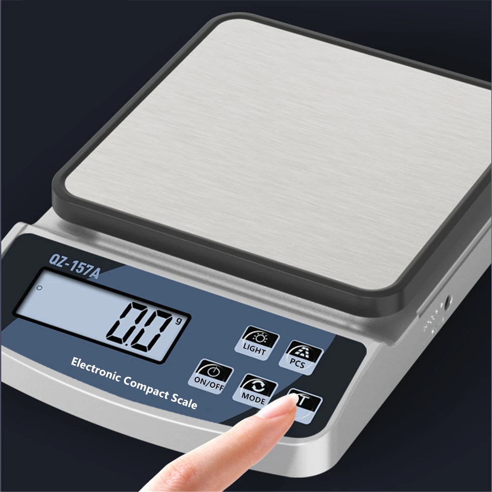 Digital Kitchen Scale with Precision USB Rechargeable Waterproof