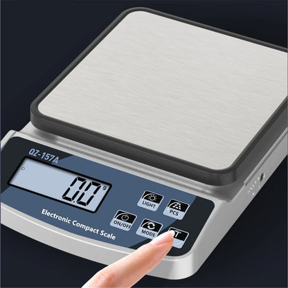 Digital Kitchen Scale with Precision USB Rechargeable Waterproof