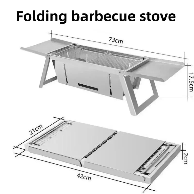 Stainless Steel Folding  Barbecue Stove