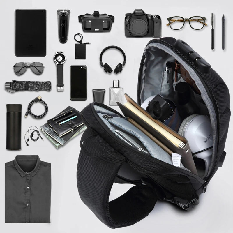 Shoulder Bag Anti-Theft Waterproof Crossbody Sling