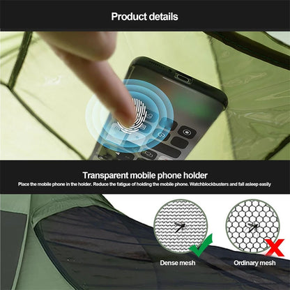 Camping Tent Foldable Automatic Single Mesh Canopy