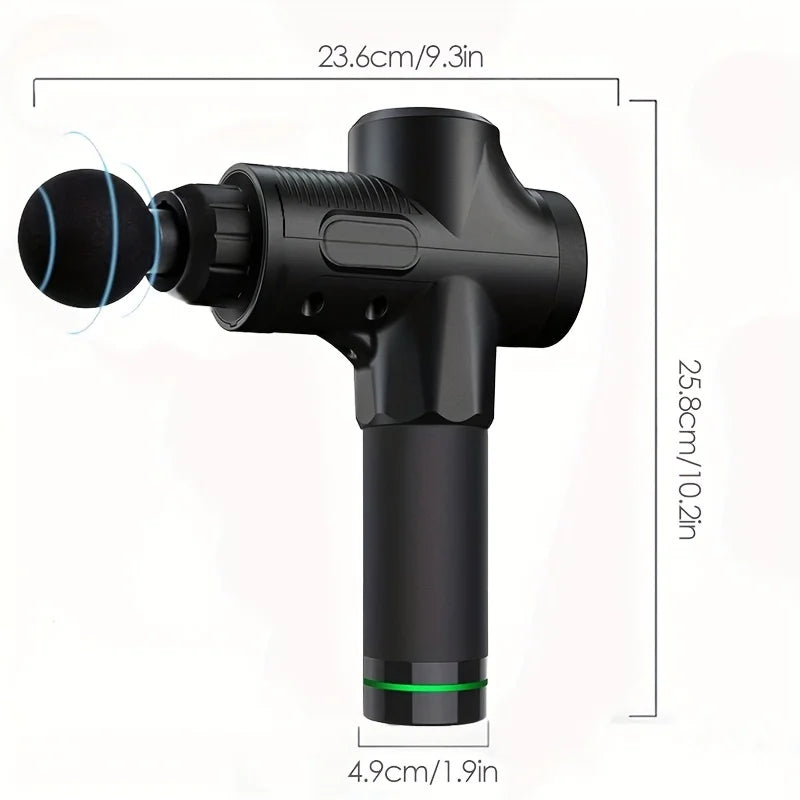 Gun Massager with Electric 30-Level Muscle