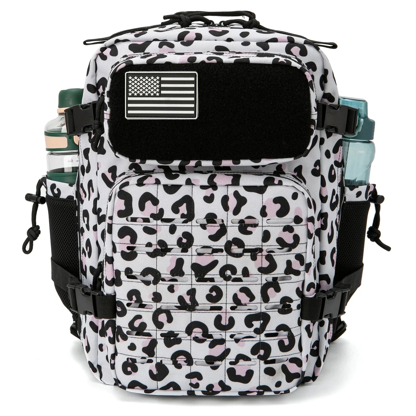 Tactical Backpack with 25L Polyester Leopard
