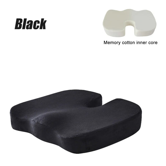 Seat Cushion Memory Foam U-Shaped Orthopedic Support
