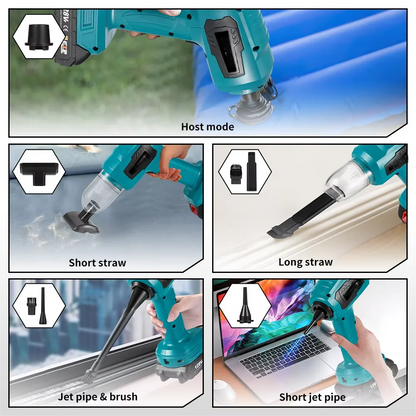 Vacuum Cleaner Mini Electric Wireless Strong Suction 18V