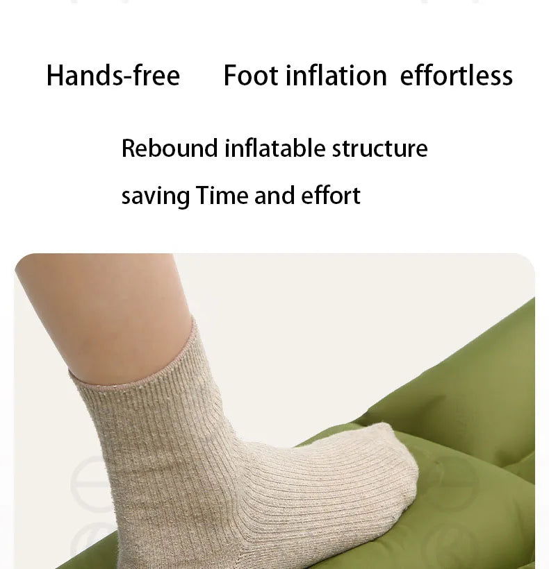 Camping Inflatable Mattress with Sleeping Pillow