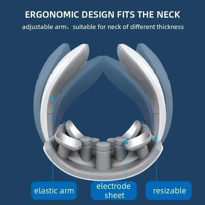 Neck Back Massager with Smart Heating Shoulder Device
