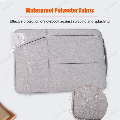 Laptop Bag Waterproof Portable 14-Inch Notebook Briefcase