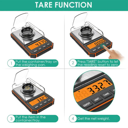 Digital Scale with Precision Mini Pocket Calibration
