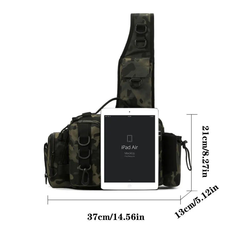 Shoulder Bag Fishing Gear with Multiple Compartment