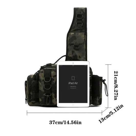 Shoulder Bag Fishing Gear with Multiple Compartment