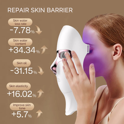 LED Facial Mask with Classic 7-Color Face Rejuvenation (No Box)