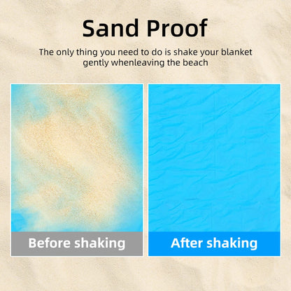 Beach Mat Waterproof with Extra Large Folding