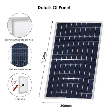 Solar Panel Kit Portable 300W 12V