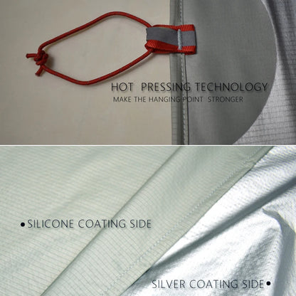 Ultralight Tarp with Sun Shelter 15D Nylon