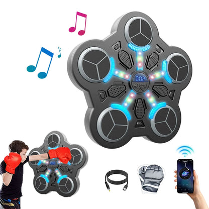 Boxing Trainer with Smart Bluetooth Wall Mounted Music Target