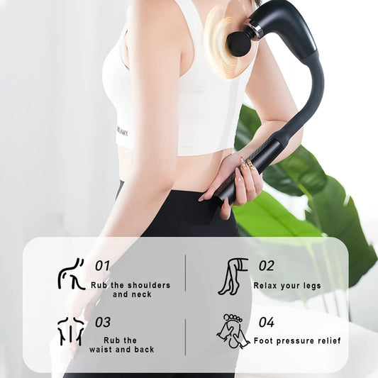 Gun Electric Massager with 9-Speed Handheld Muscle Hammer