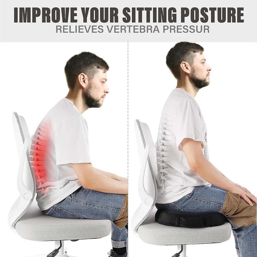Seat Cushion Memory Foam U-Shaped Orthopedic Support
